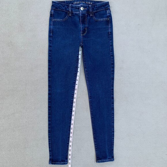 American Eagle Outfitters Super Stretch Hi-Rise Jegging Jeans Sz4 - Picture 12 of 16